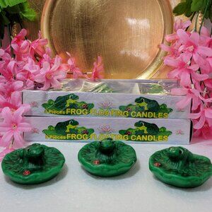 Floating Frog Candles